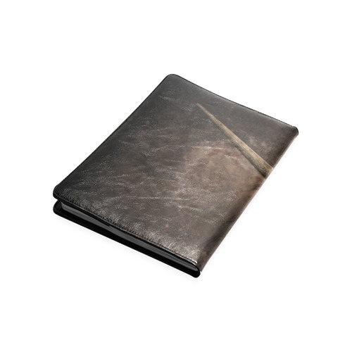 Dreamy Unicorn with brown grunge background Custom NoteBook B5