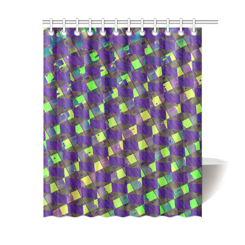 Colorful Abstract Shower Curtain 60"x72"