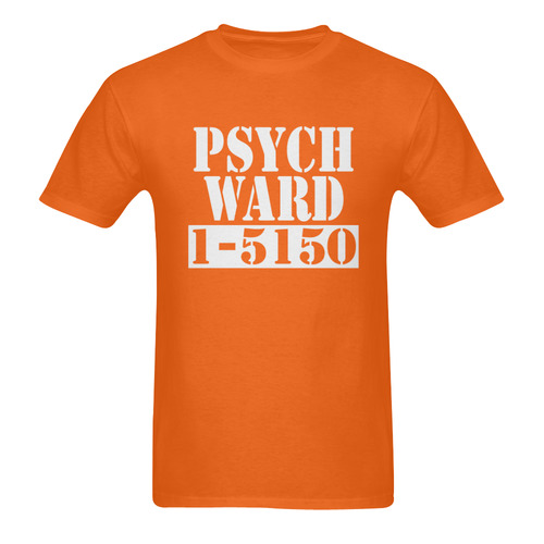 Halloween Costume Psych Ward Men's T-Shirt in USA Size (Two Sides Printing)