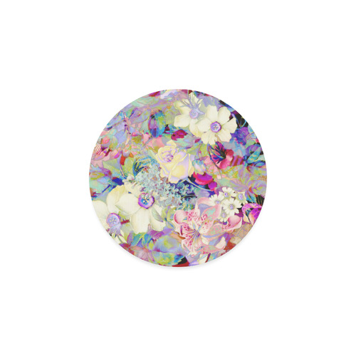 summery floral Round Coaster