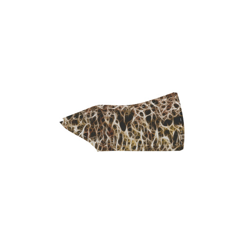 Misty Fur Coral - Jera Nour Men's Slip-on Canvas Shoes (Model 019)