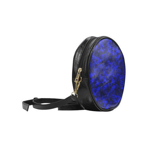 A202 Blue Peaks Abstract Round Sling Bag (Model 1647)