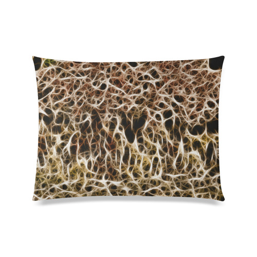 Misty Fur Coral - Jera Nour Custom Zippered Pillow Case 20"x26"(Twin Sides)