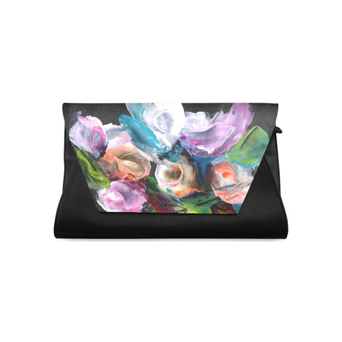 Wild Roses Clutch Clutch Bag (Model 1630)