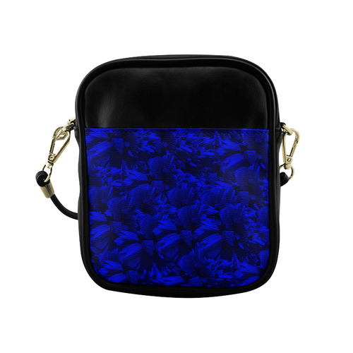 A202 Blue Peaks Abstract Sling Bag (Model 1627)