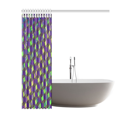 Colorful Abstract Shower Curtain 60"x72"