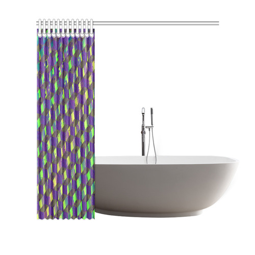 Colorful Abstract Shower Curtain 69"x70"