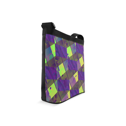Yellow Blue and Green Colorful Abstract Crossbody Bags (Model 1613)
