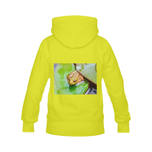 Frog on a Lily-pad Men's Classic Hoodies (Model H10)