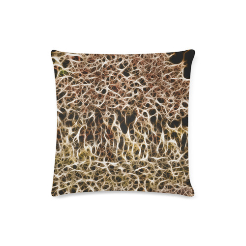 Misty Fur Coral - Jera Nour Custom Zippered Pillow Case 16"x16" (one side)