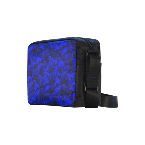 A202 Blue Peaks Abstract Classic Cross-body Nylon Bags (Model 1632)