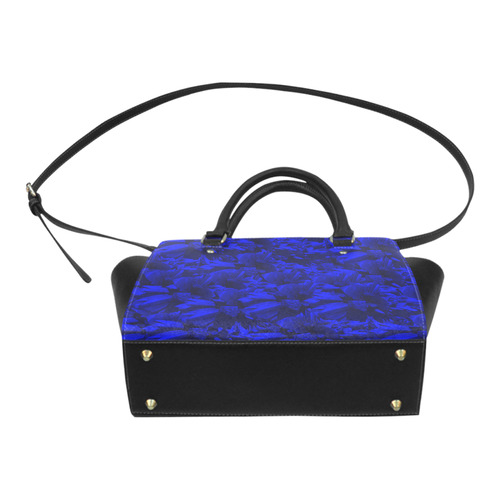 A202 Blue Peaks Abstract Classic Shoulder Handbag (Model 1653)