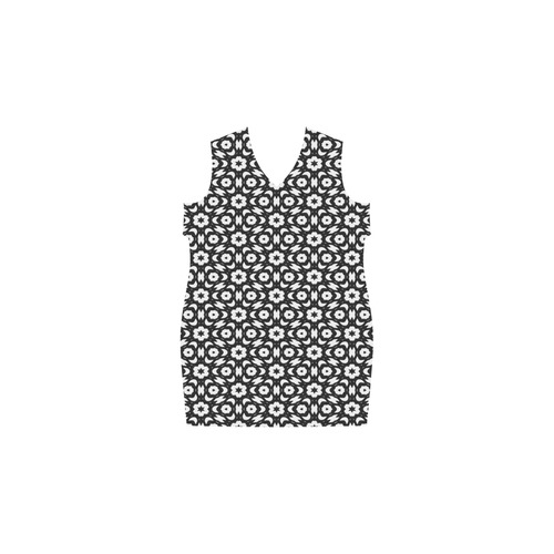 Lace20160912 Phoebe Sleeveless V-Neck Dress (Model D09)