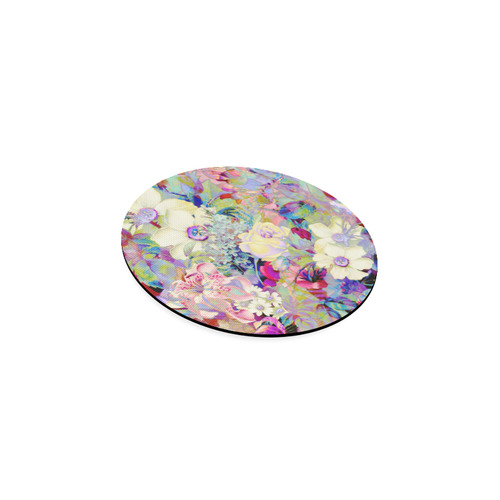 summery floral Round Coaster