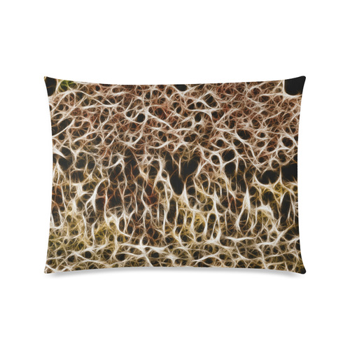 Misty Fur Coral - Jera Nour Custom Zippered Pillow Case 20"x26"(Twin Sides)