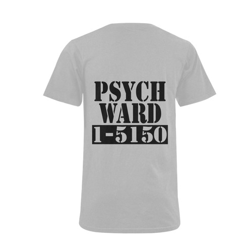 Halloween Psych Ward Costume Men's V-Neck T-shirt  Big Size(USA Size) (Model T10)