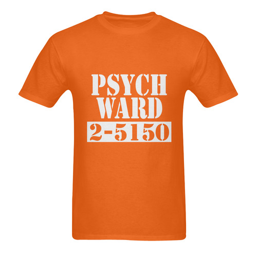 Halloween Costume Psych Ward Men's T-Shirt in USA Size (Two Sides Printing)
