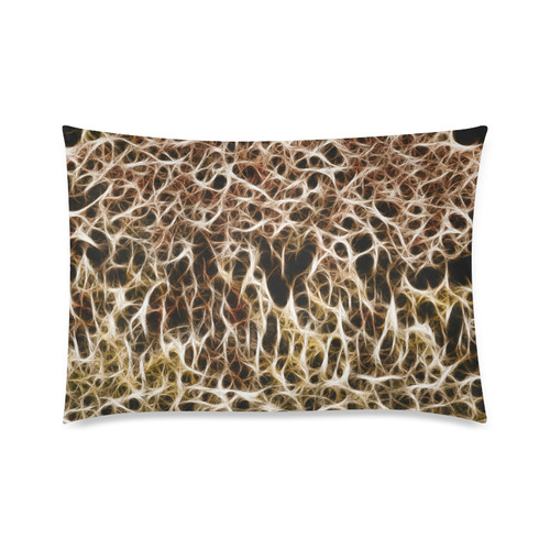 Misty Fur Coral - Jera Nour Custom Zippered Pillow Case 20"x30"(Twin Sides)