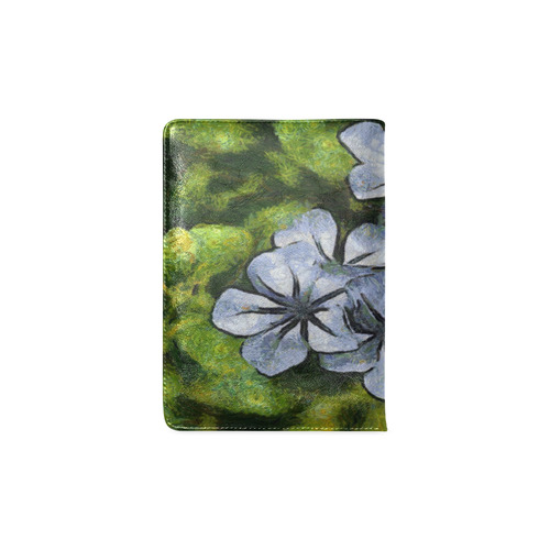 Delicate Plumbago Painted In Van Goch Style Custom NoteBook A5