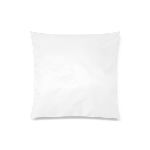 Luxurious white Diamond Pattern Custom Zippered Pillow Case 20"x20"(One Side)