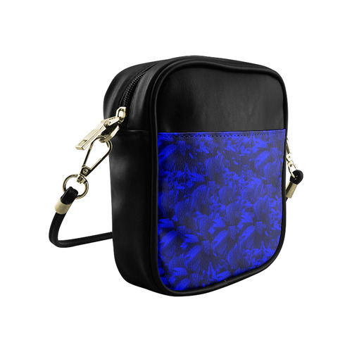 A202 Blue Peaks Abstract Sling Bag (Model 1627)