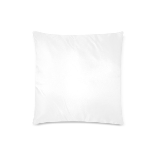 Luxurious white Diamond Pattern Custom Zippered Pillow Case 18"x18" (one side)