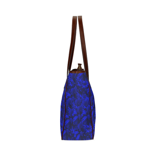A202 Blue Peaks Abstract Classic Tote Bag (Model 1644)
