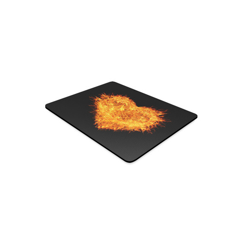 My heart on fire Rectangle Mousepad