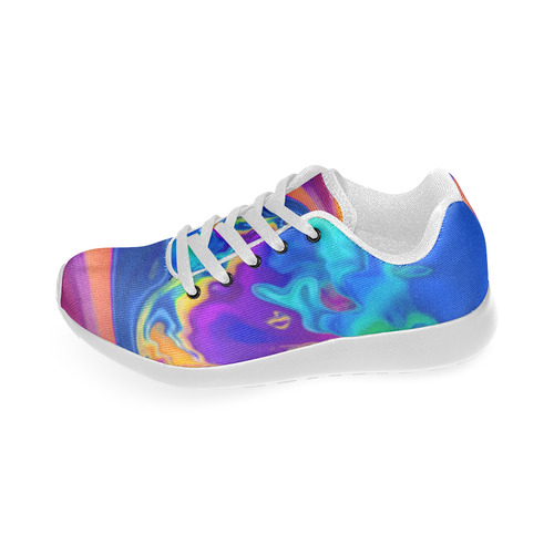 The PERFECT WAVE abstract multicolored Men’s Running Shoes (Model 020)