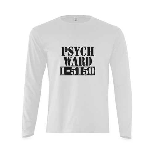 Halloween Psych Ward Costume Sunny Men's T-shirt (long-sleeve) (Model T08)