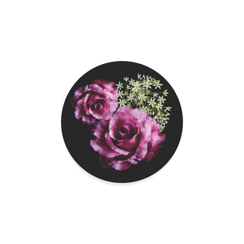 floral heart Round Coaster