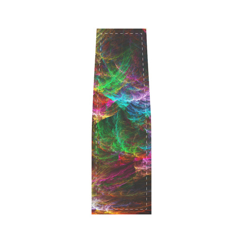 Colorful Abstract Fractal Tornado Saddle Bag/Small (Model 1649) Full Customization