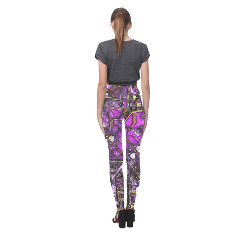 modern steampunk A Cassandra Women's Leggings (Model L01)