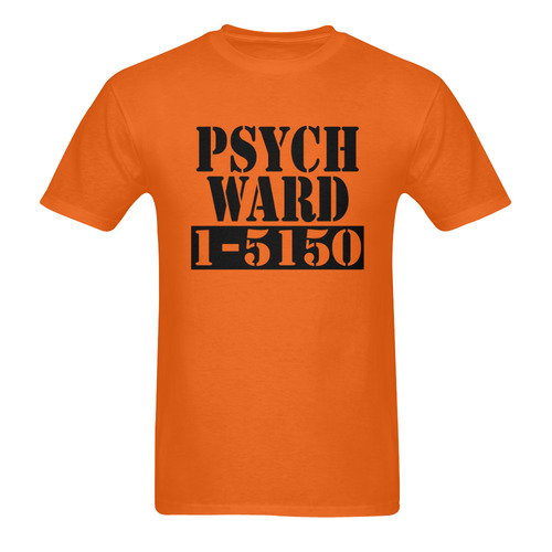Halloween Psych Ward Costume Men's T-Shirt in USA Size (Two Sides Printing)