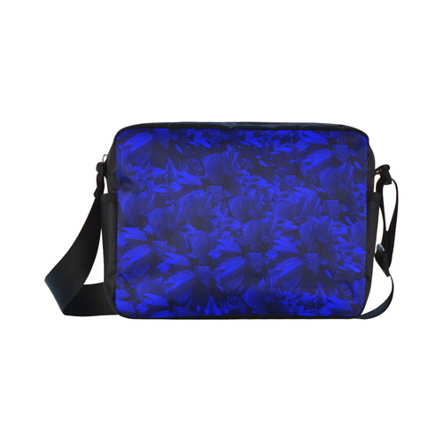 A202 Blue Peaks Abstract Classic Cross-body Nylon Bags (Model 1632)