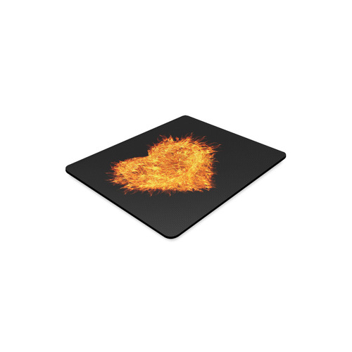 My heart on fire Rectangle Mousepad