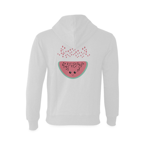 Watermelon kawaii Oceanus Hoodie Sweatshirt (Model H03)