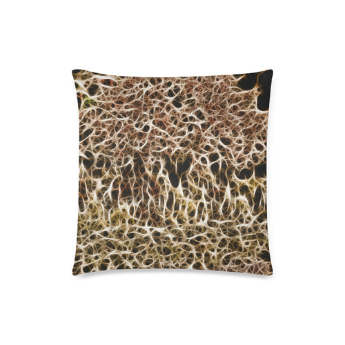 Misty Fur Coral - Jera Nour Custom Zippered Pillow Case 18"x18"(Twin Sides)