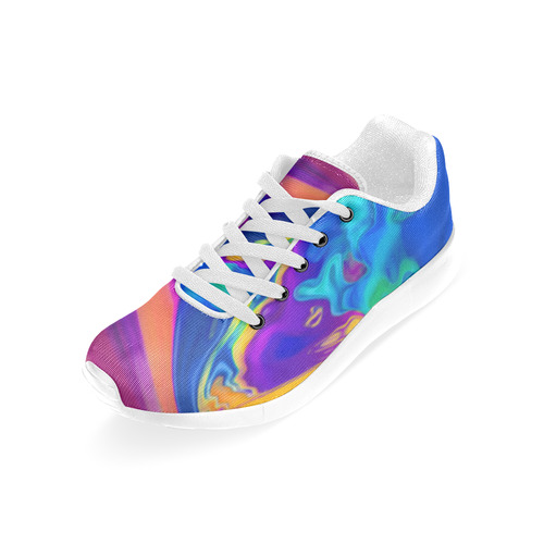 The PERFECT WAVE abstract multicolored Men’s Running Shoes (Model 020)