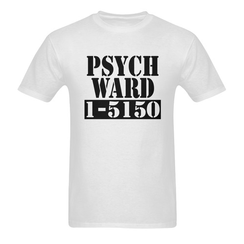 Halloween Psych Ward Costume Men's T-Shirt in USA Size (Two Sides Printing)