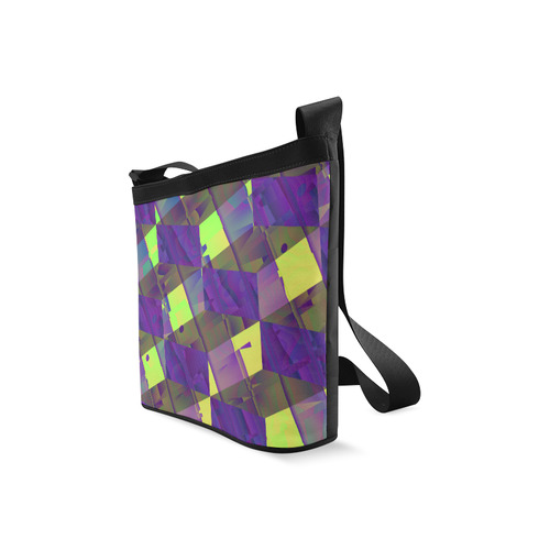 Yellow Blue and Green Colorful Abstract Crossbody Bags (Model 1613)