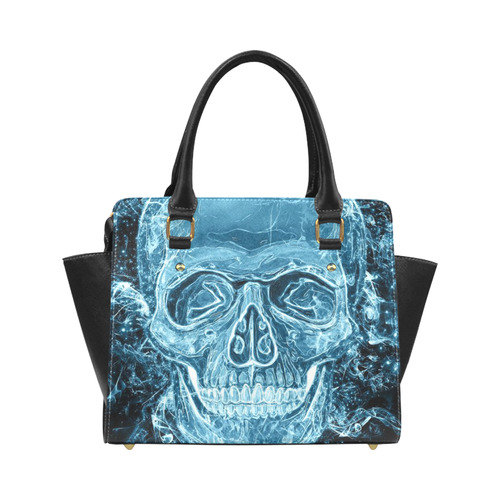 glowing skull Classic Shoulder Handbag (Model 1653)