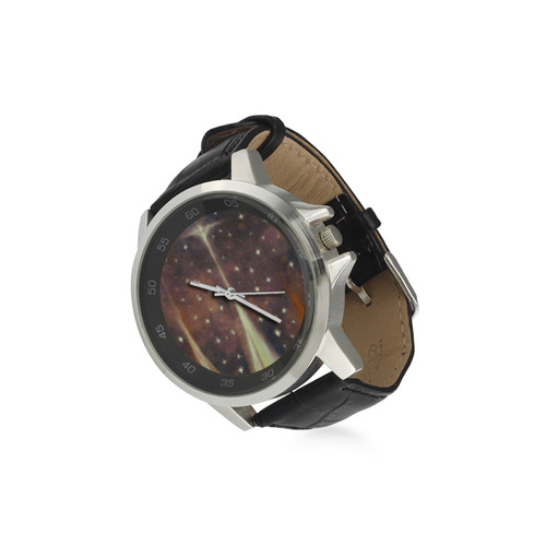 From dreams and wishes. Everything must be equal in your eyes. Unisex Stainless Steel Leather Strap Watch(Model 202)