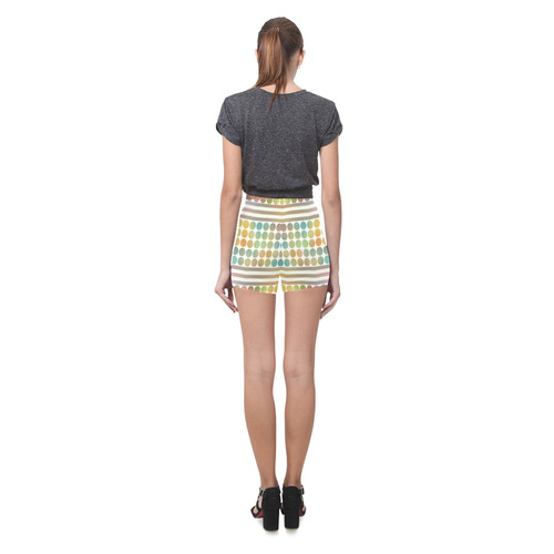 Dots and Stripes Briseis Skinny Shorts (Model L04)