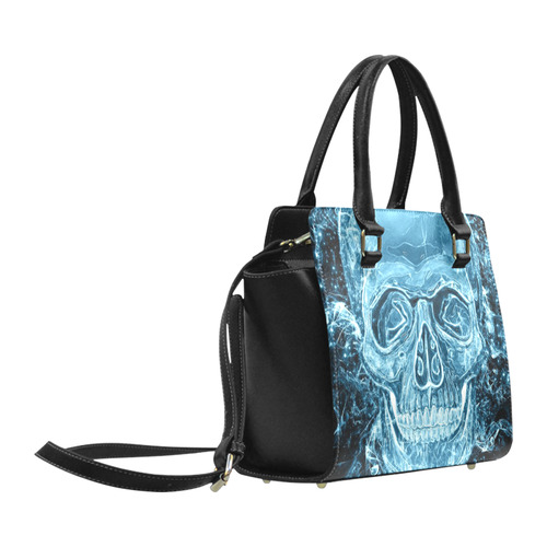 glowing skull Classic Shoulder Handbag (Model 1653)