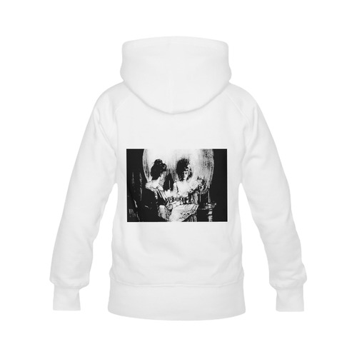 All Is Vanity Halloween Life, Death, and Existence Women's Classic Hoodies (Model H07)