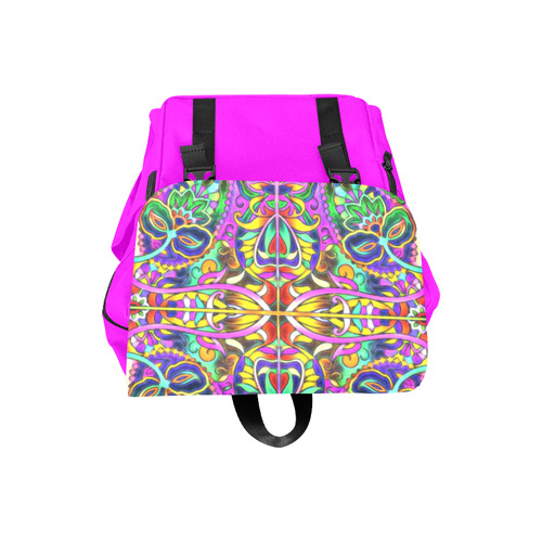 Oriental Ornaments Mosaic multicolored Casual Shoulders Backpack (Model 1623)
