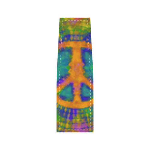 Psychedelic Tie Dye Trippy Peace Sign Saddle Bag/Large (Model 1649)