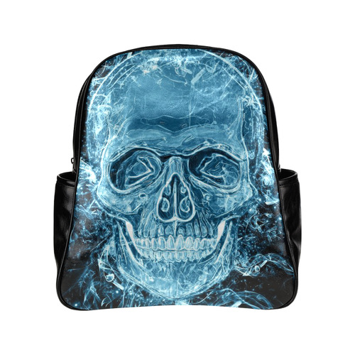 glowing skull Multi-Pockets Backpack (Model 1636)