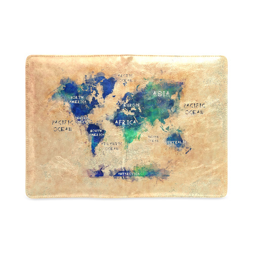 world map OCEANS and continents